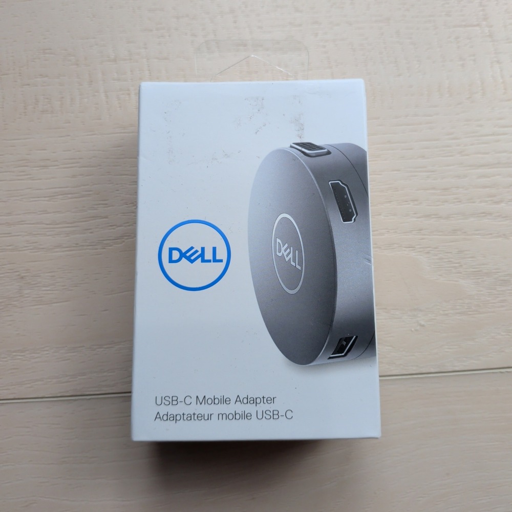 Dell USB-C Mobile Adapter DA310 7-in-1 Multiport Hub 4K HDMI VGA RJ45 90W PD